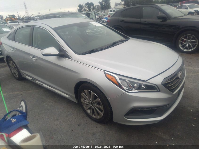 2016 HYUNDAI SONATA 2.4L SPORT - 5NPE34AF7GH407995