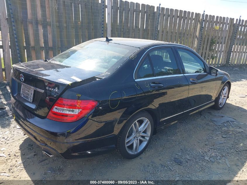 WDDGF8AB0EA956663 2014 MERCEDES-BENZ C-CLASS, photo no. 4