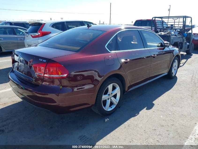 2014 VOLKSWAGEN PASSAT SE - 1VWBS7A31EC059890