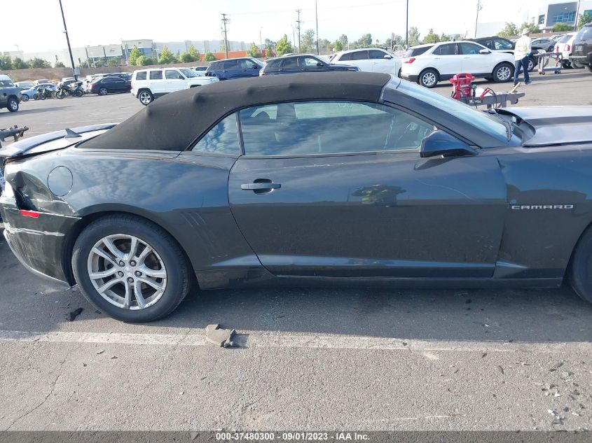 2015 CHEVROLET CAMARO LT - 2G1FD3D32F9281794