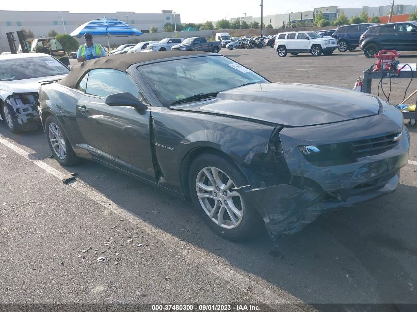 2015 CHEVROLET CAMARO LT - 2G1FD3D32F9281794