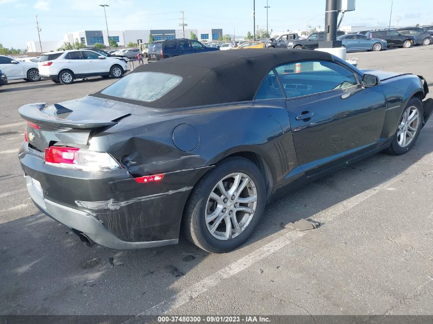 2015 CHEVROLET CAMARO LT - 2G1FD3D32F9281794