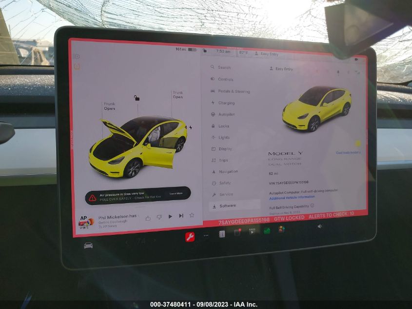 2023 TESLA MODEL Y - 7SAYGDEE0PA155198