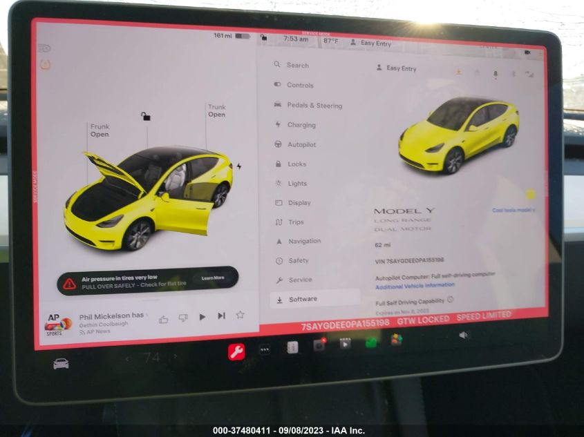 2023 TESLA MODEL Y - 7SAYGDEE0PA155198