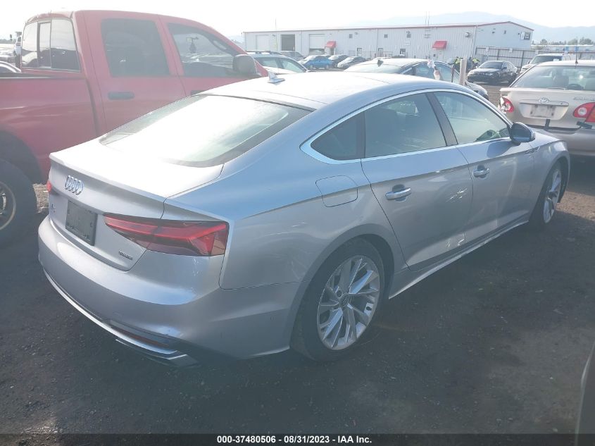 2020 AUDI A5 SPORTBACK PREMIUM - WAUANCF52LA005867