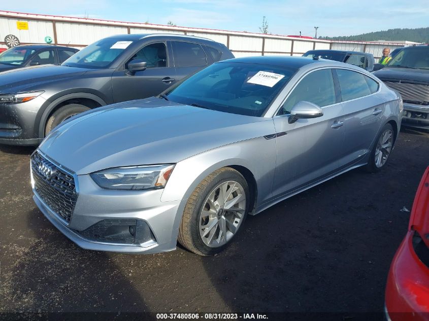 2020 AUDI A5 SPORTBACK PREMIUM - WAUANCF52LA005867