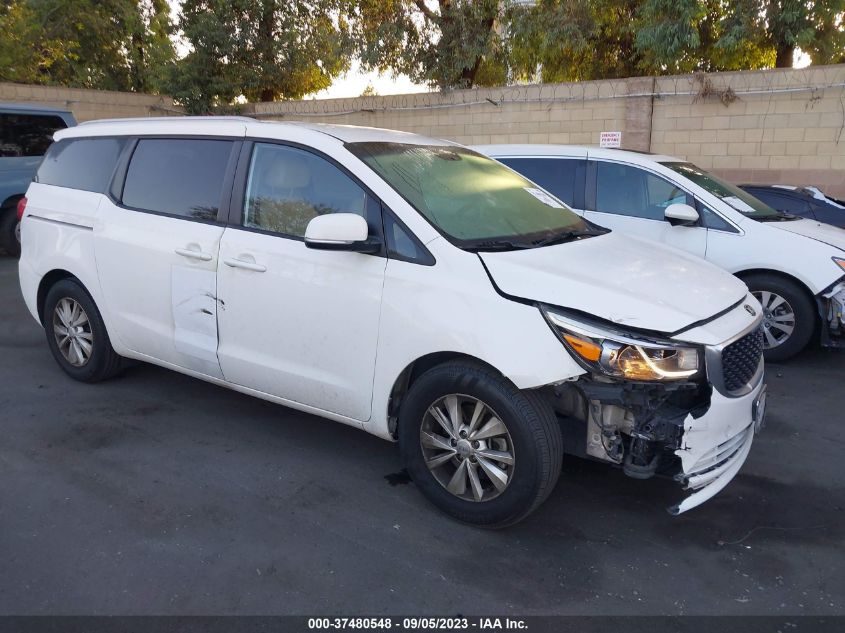 2016 KIA SEDONA LX - KNDMB5C16G6100060