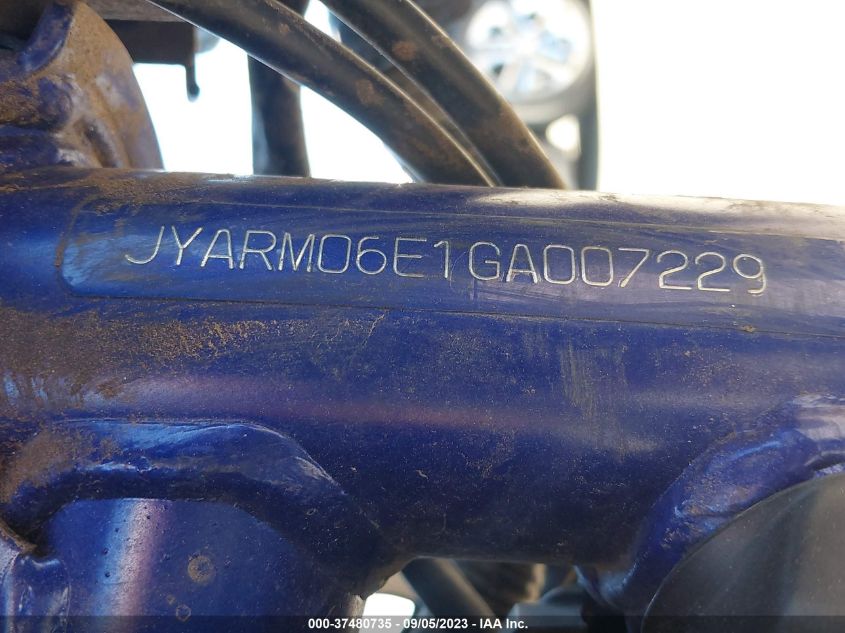 2016 YAMAHA FZ07 JYARM06E1GA007229