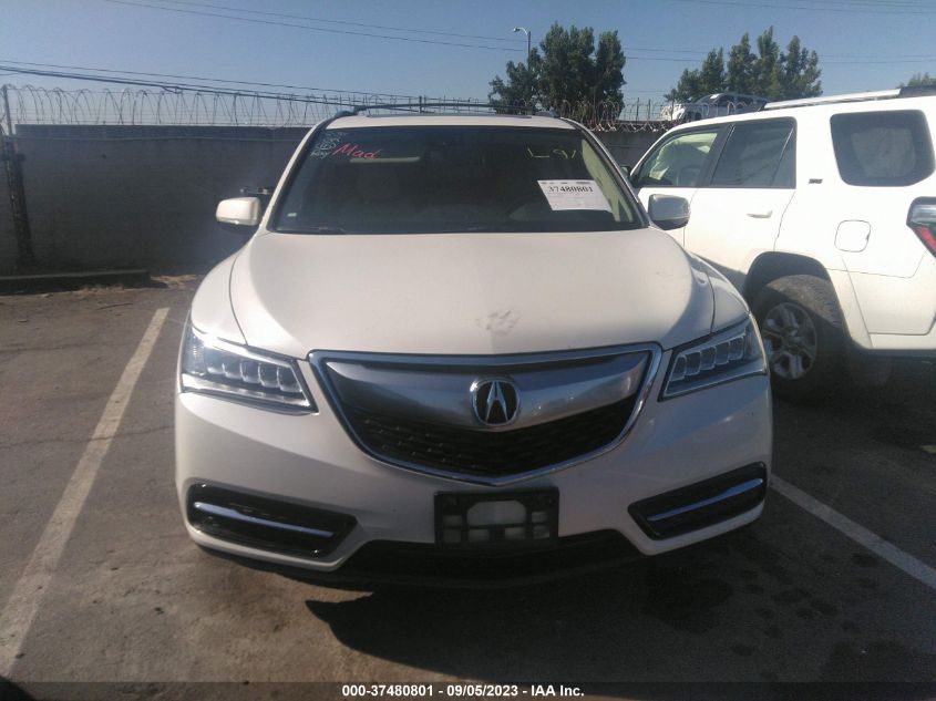 2015 ACURA MDX TECH PKG - 5FRYD4H43FB016871