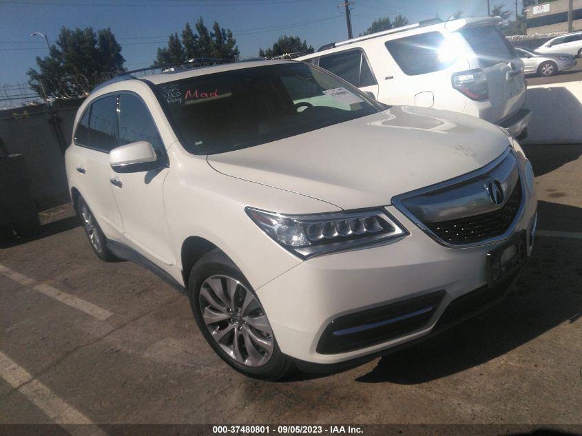 2015 ACURA MDX TECH PKG - 5FRYD4H43FB016871