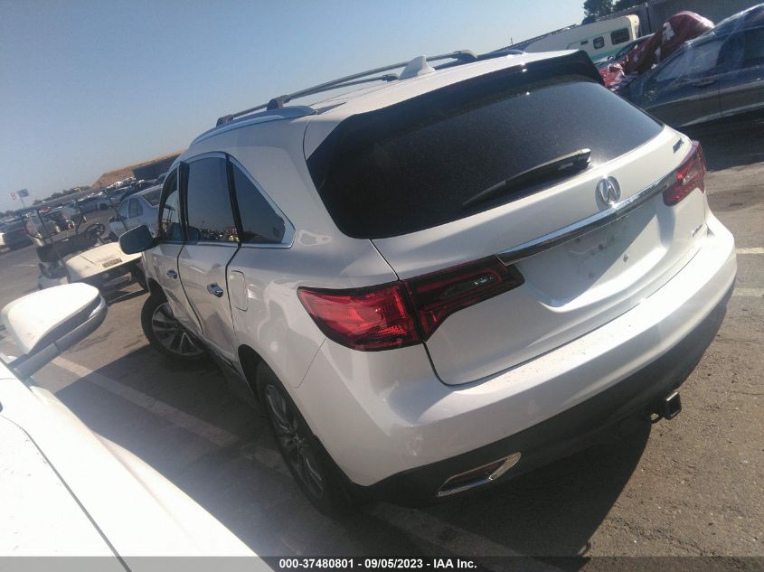 2015 ACURA MDX TECH PKG - 5FRYD4H43FB016871