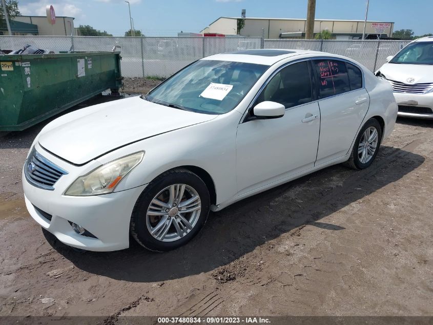2013 INFINITI G37 SEDAN JOURNEY JN1CV6APXDM722588