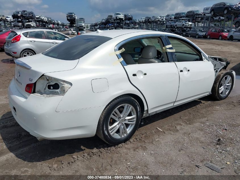 2013 INFINITI G37 SEDAN JOURNEY JN1CV6APXDM722588