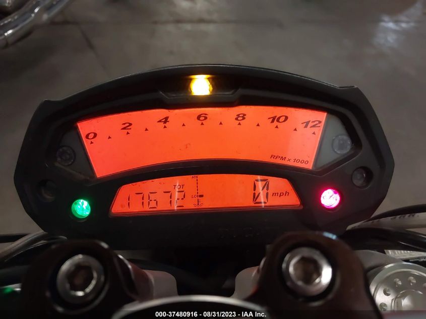 2012 DUCATI MONSTER 696 ZDM1RADN8CB054052