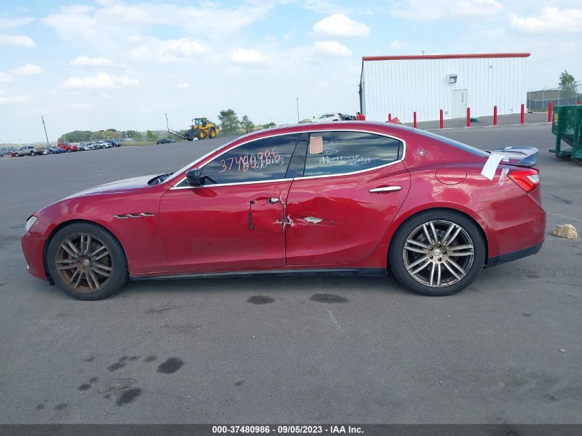 2015 MASERATI GHIBLI S Q4 ZAM57RTA6F1136772