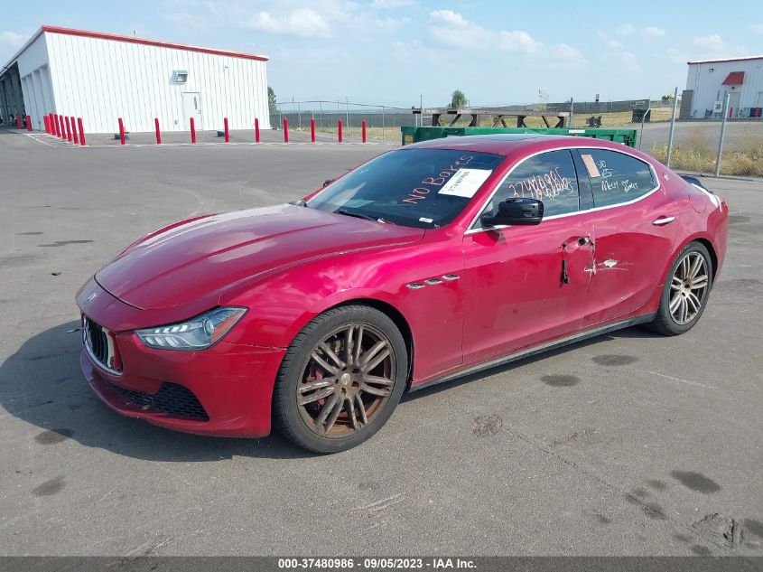 2015 MASERATI GHIBLI S Q4 ZAM57RTA6F1136772