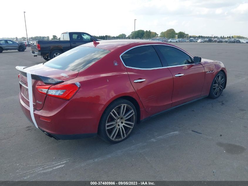 2015 MASERATI GHIBLI S Q4 ZAM57RTA6F1136772