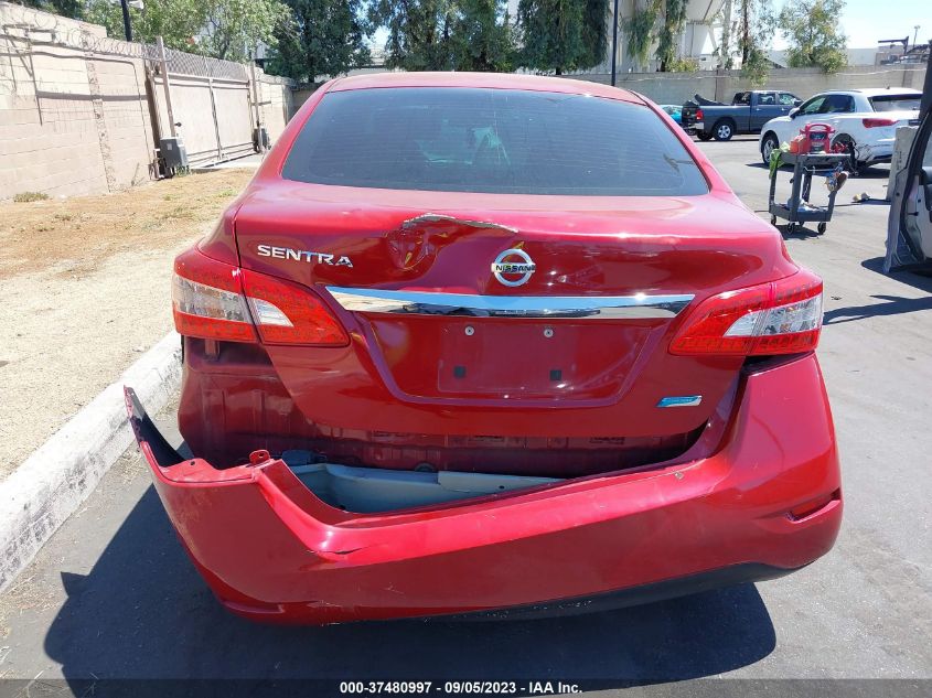 2013 NISSAN SENTRA S - 3N1AB7AP1DL720082
