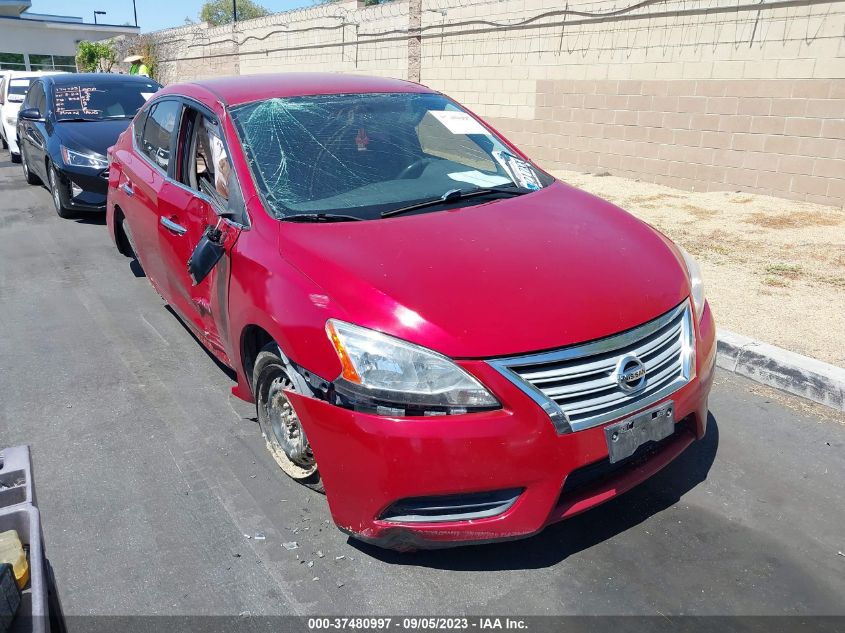 2013 NISSAN SENTRA S - 3N1AB7AP1DL720082