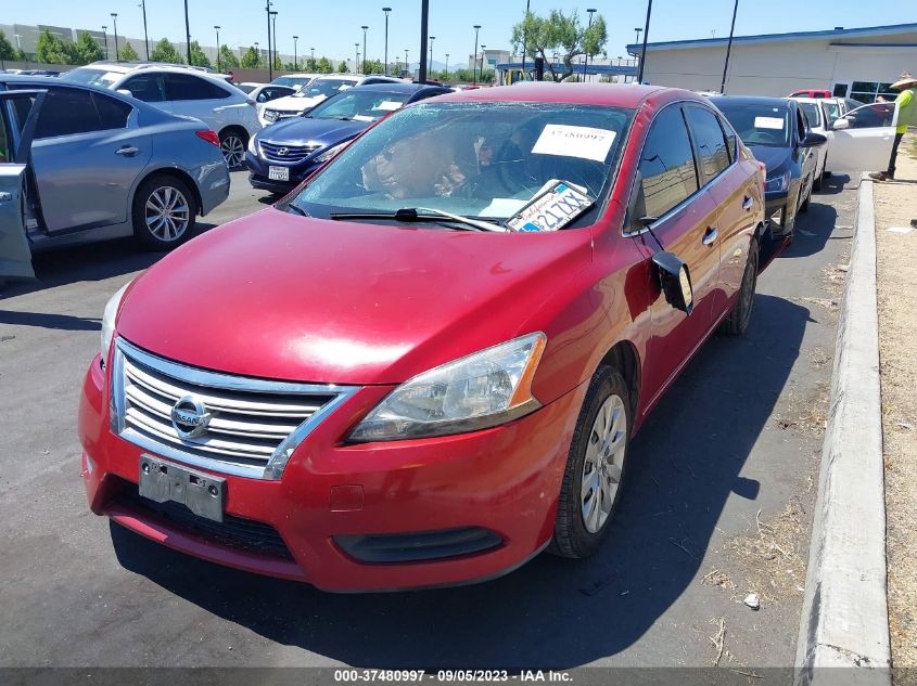 2013 NISSAN SENTRA S - 3N1AB7AP1DL720082