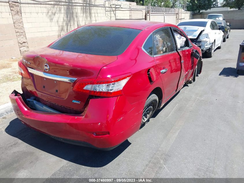 2013 NISSAN SENTRA S - 3N1AB7AP1DL720082