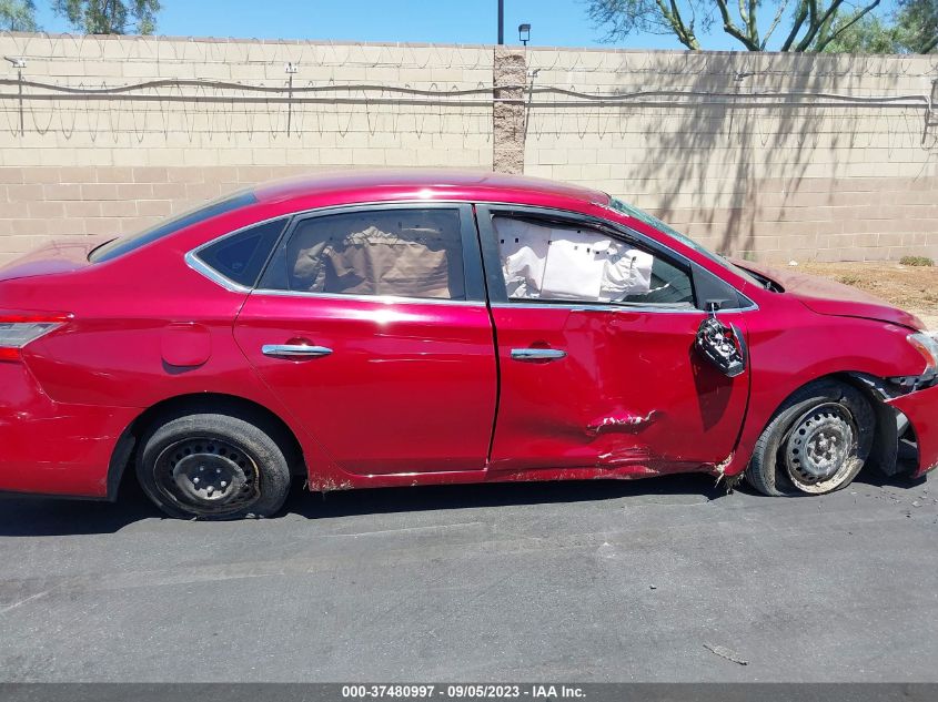 2013 NISSAN SENTRA S - 3N1AB7AP1DL720082