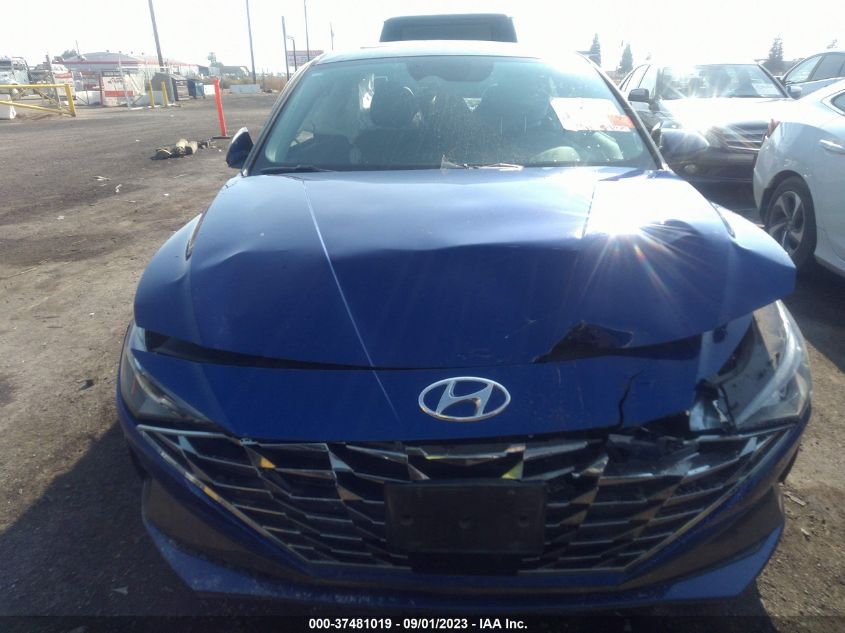 2021 HYUNDAI ELANTRA LIMITED - 5NPLP4AG6MH035906