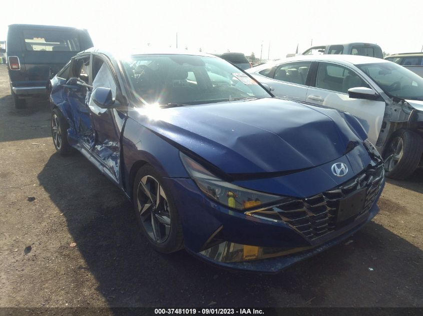 2021 HYUNDAI ELANTRA LIMITED - 5NPLP4AG6MH035906