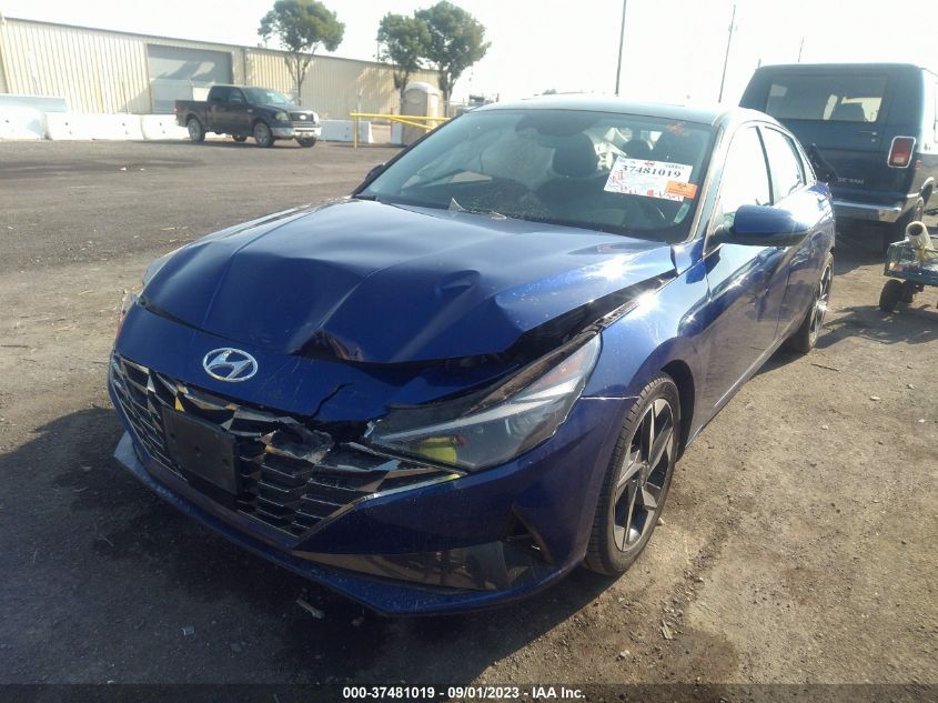 2021 HYUNDAI ELANTRA LIMITED - 5NPLP4AG6MH035906