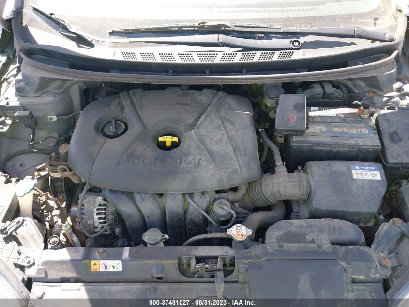 2013 HYUNDAI ELANTRA LIMITED - KMHDH4AE3DU518688