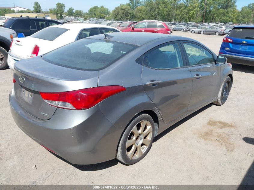 2013 HYUNDAI ELANTRA LIMITED - KMHDH4AE3DU518688