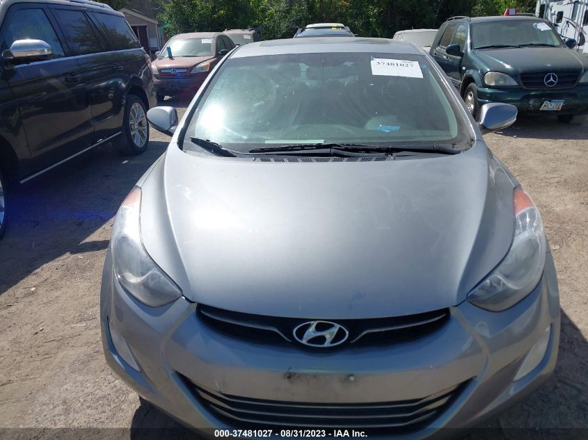 2013 HYUNDAI ELANTRA LIMITED - KMHDH4AE3DU518688