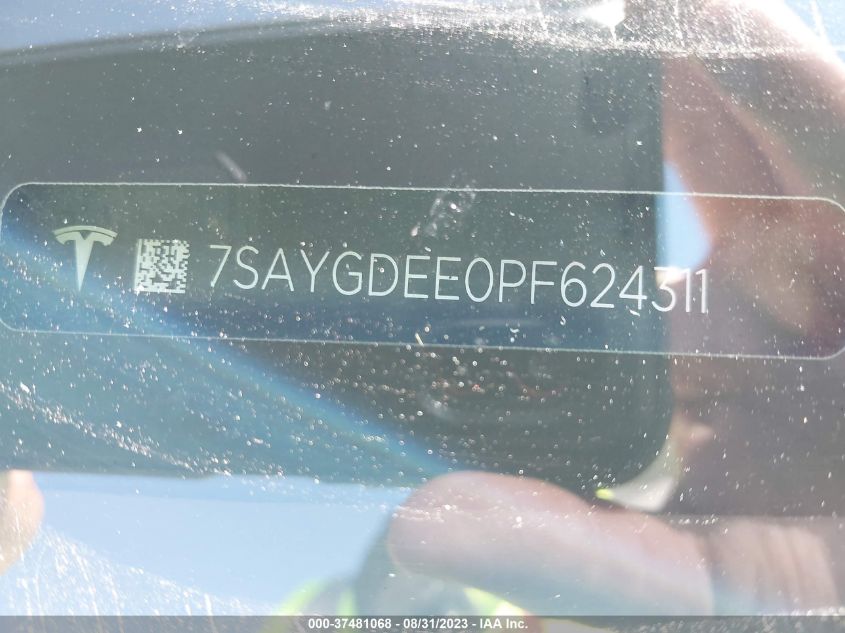 2023 TESLA MODEL Y LONG RANGE - 7SAYGDEE0PF624311