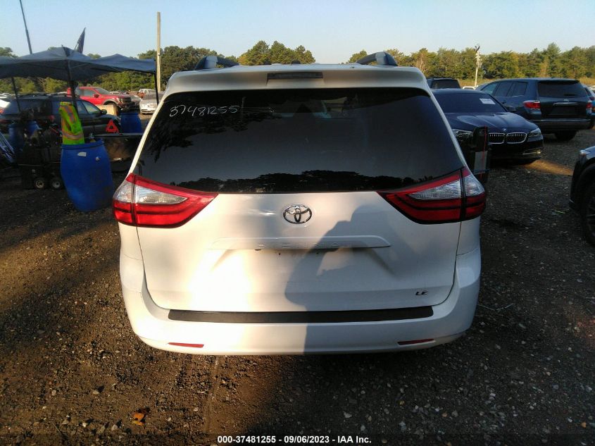 2017 TOYOTA SIENNA LE - 5TDKZ3DC1HS835327