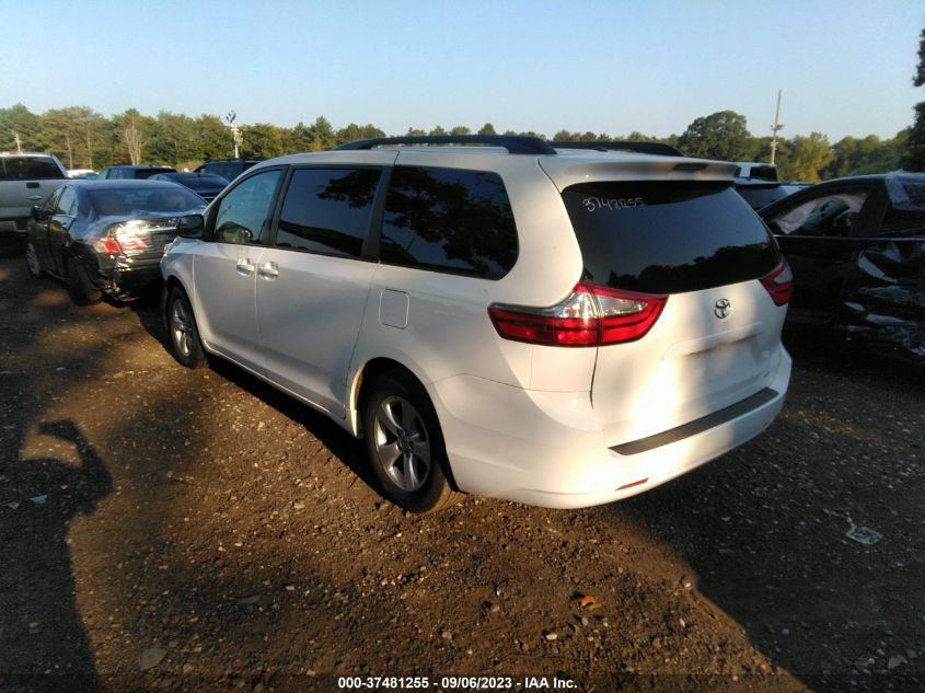 2017 TOYOTA SIENNA LE - 5TDKZ3DC1HS835327