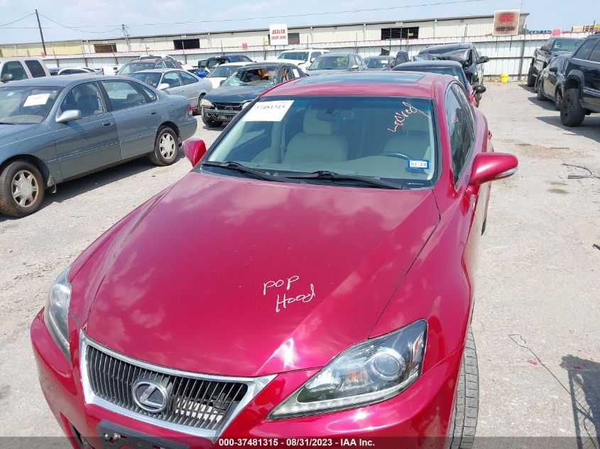 2013 LEXUS IS 250 JTHBF5C21D5190660