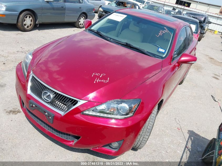 2013 LEXUS IS 250 JTHBF5C21D5190660