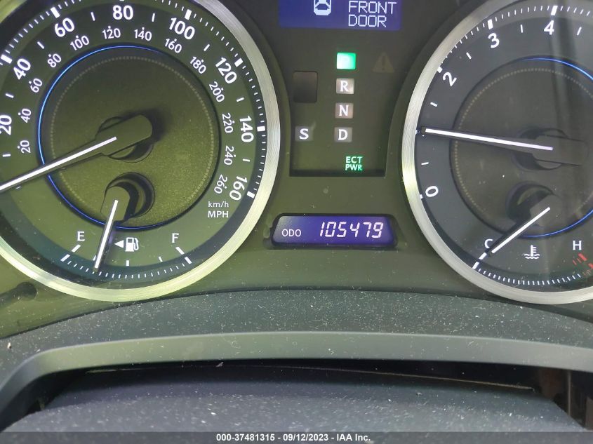 2013 LEXUS IS 250 JTHBF5C21D5190660