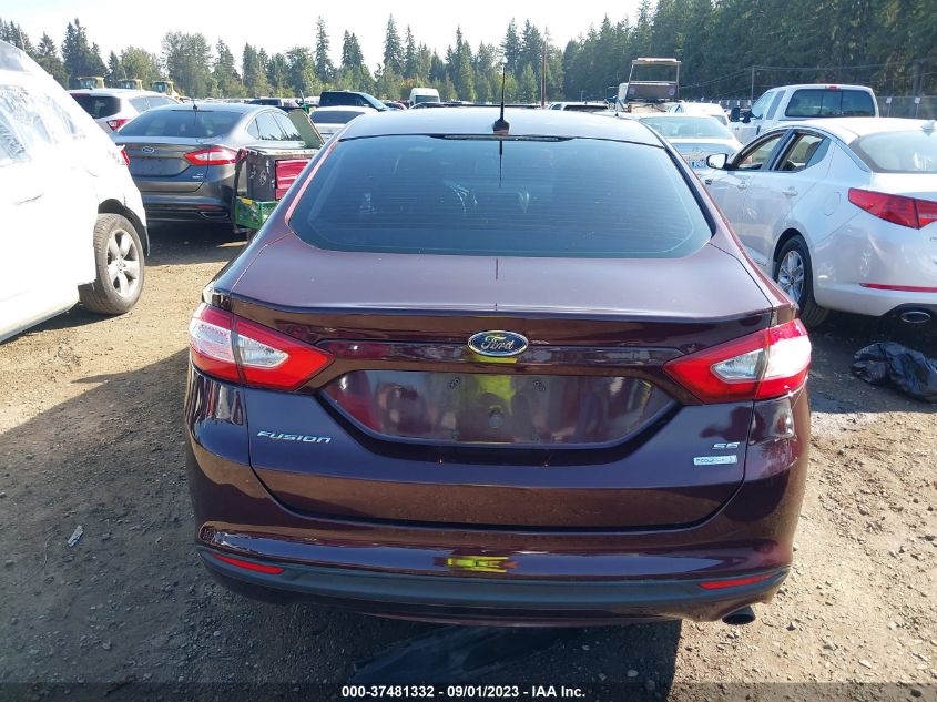 2013 FORD FUSION SE - 3FA6P0HR7DR268581