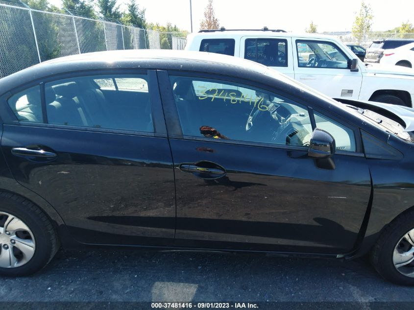 2013 HONDA CIVIC SDN LX - 2HGFB2F50DH566228