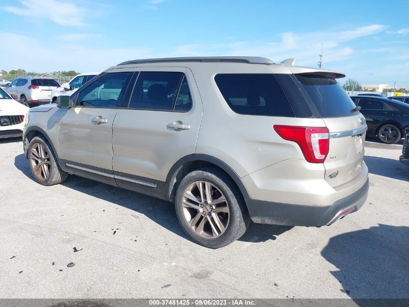 2017 FORD EXPLORER XLT - 1FM5K7D89HGD19808