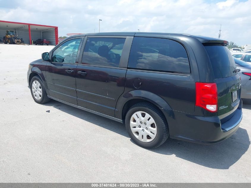 2015 DODGE GRAND CARAVAN SE - 2C4RDGBGXFR567295