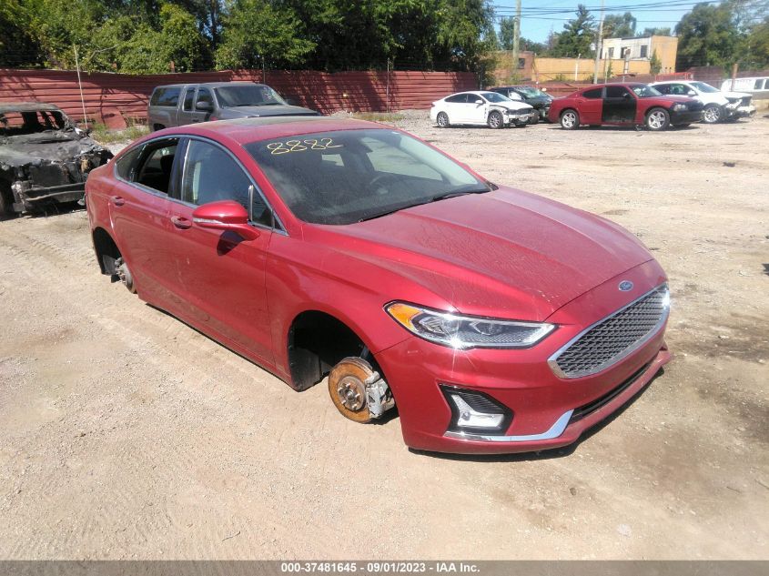 2020 FORD FUSION TITANIUM - 3FA6P0D95LR108882