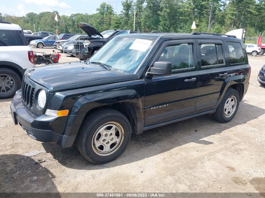 2013 JEEP PATRIOT SPORT - 1C4NJPBA5DD225661