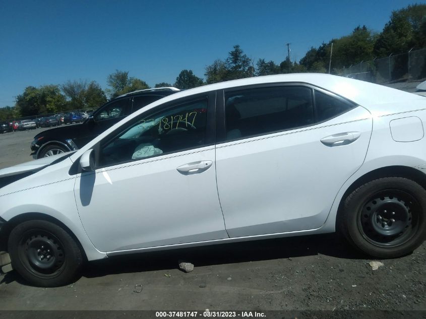 2014 TOYOTA COROLLA L/LE/LE PLS/PRM/S/S PLS - 2T1BURHE7EC142988