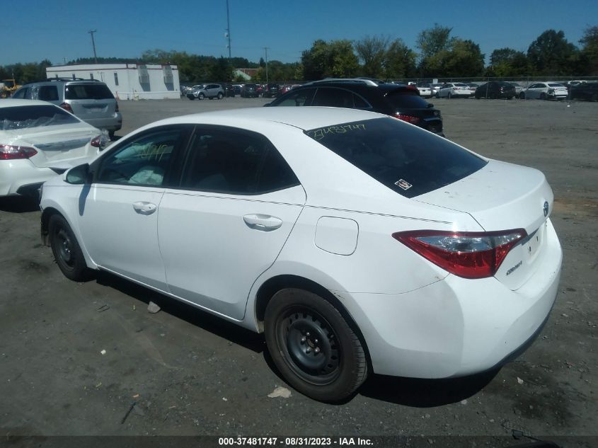 2014 TOYOTA COROLLA L/LE/LE PLS/PRM/S/S PLS - 2T1BURHE7EC142988