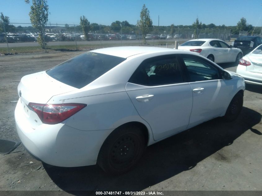 2014 TOYOTA COROLLA L/LE/LE PLS/PRM/S/S PLS - 2T1BURHE7EC142988