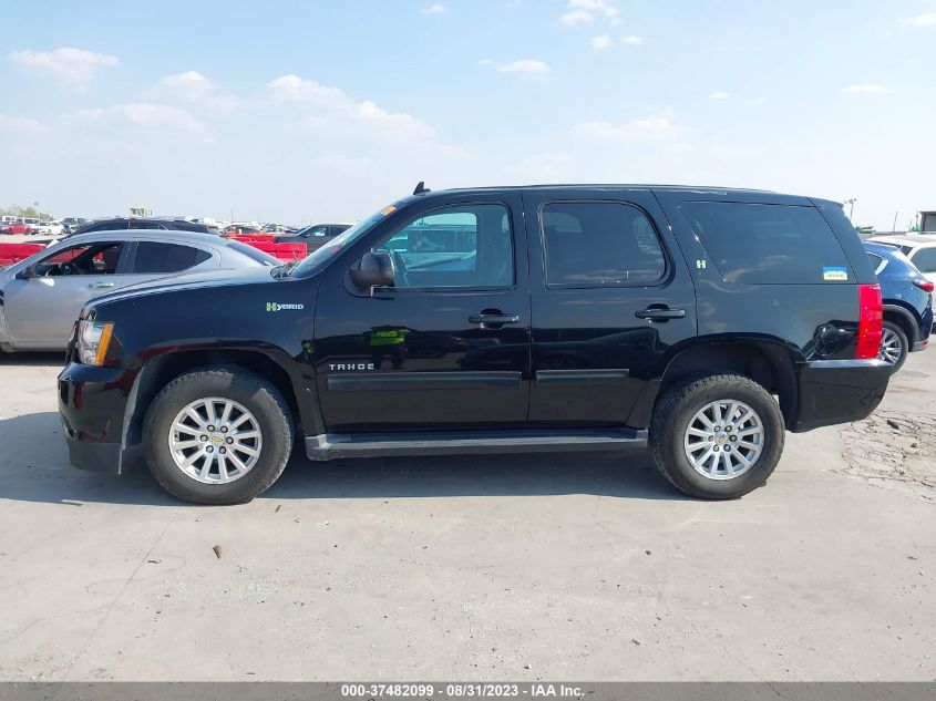 2013 CHEVROLET TAHOE HYBRID 1GNSKDEJ0DR132695