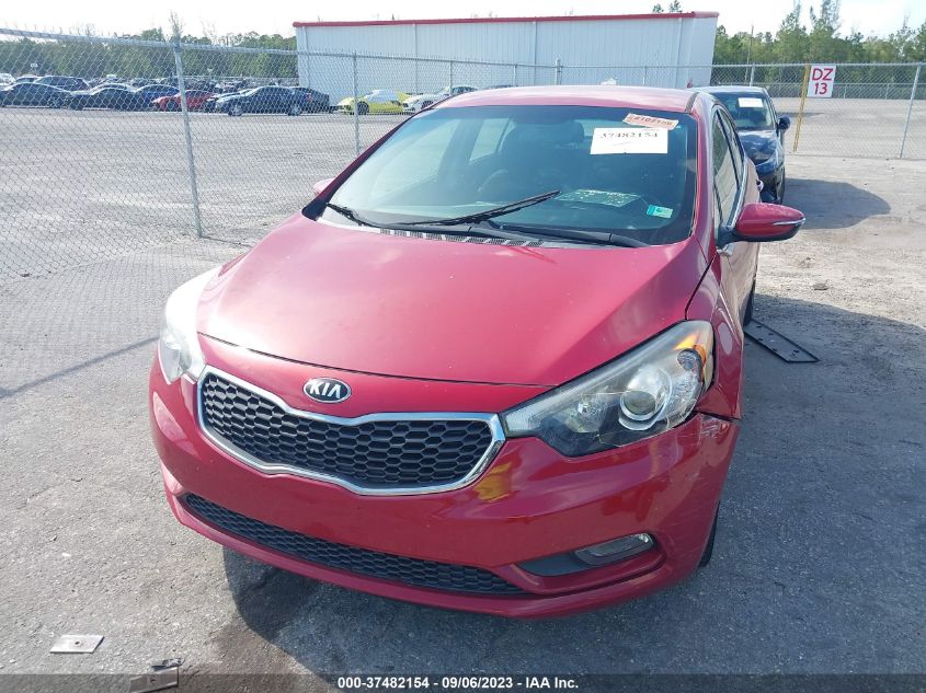 2016 KIA FORTE EX - KNAFX4A8XG5552407