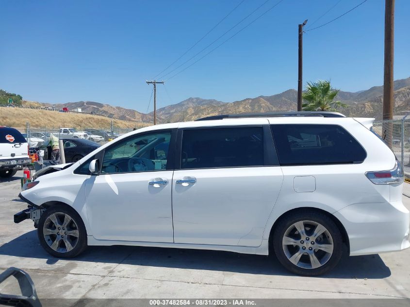 2014 TOYOTA SIENNA SE - 5TDXK3DC7ES500157